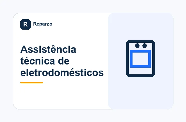 Ilustração editorial do serviço de assistência técnica de eletrodomésticos