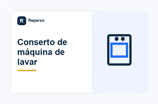 Ilustração editorial do serviço de conserto de máquina de lavar