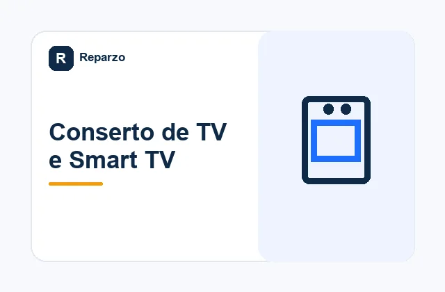 Ilustração editorial do serviço de conserto de tv e smart tv