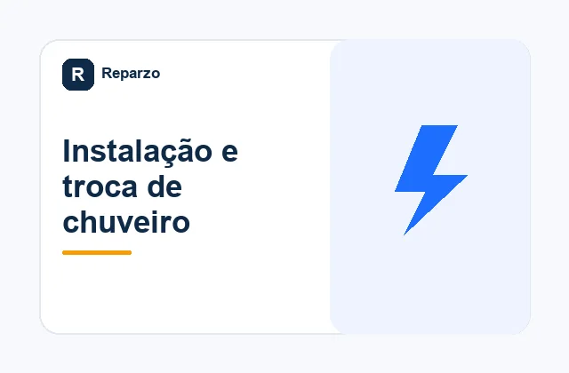 Ilustração editorial do serviço de instalação e troca de chuveiro