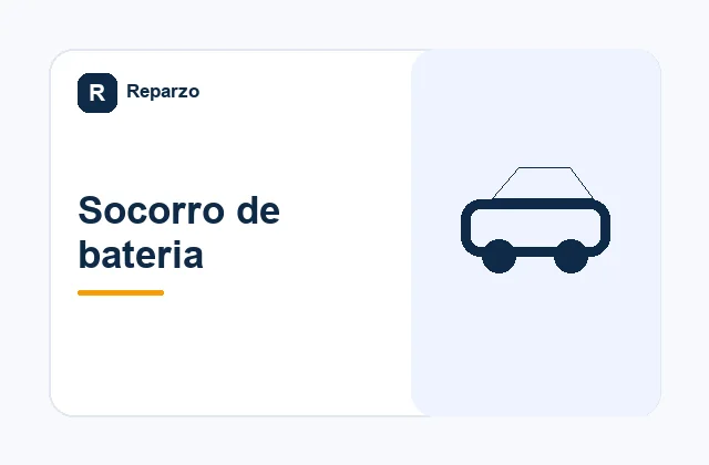 Ilustração editorial do serviço de socorro de bateria