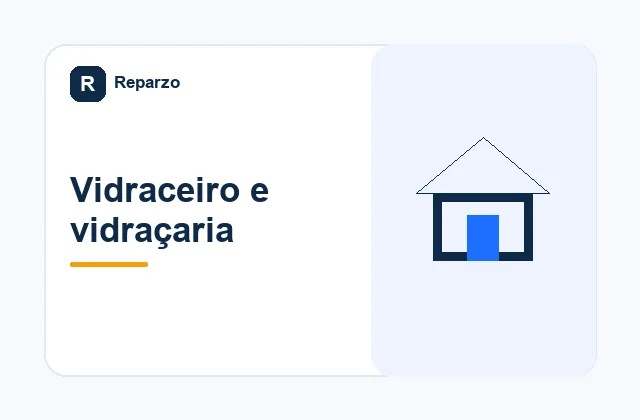 Ilustração editorial do serviço de vidraceiro e vidraçaria